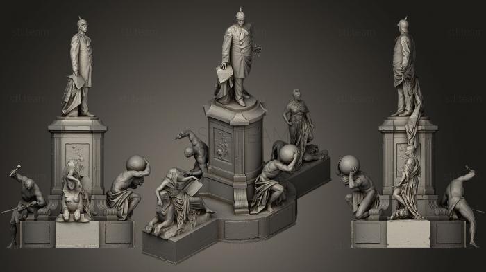 3D model Bismarck Memorial (STL)